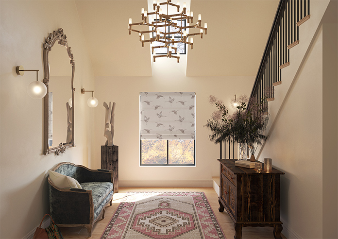 Cranes, Pearl - Roman Blind - Image 8